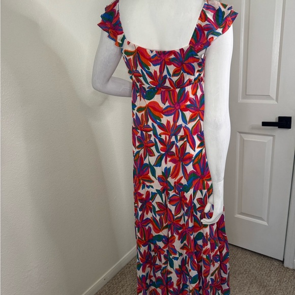 Skies Are Blue Red and White Sleeveless Maxi Sundress Size Small.  #151 - Picture 14 of 17